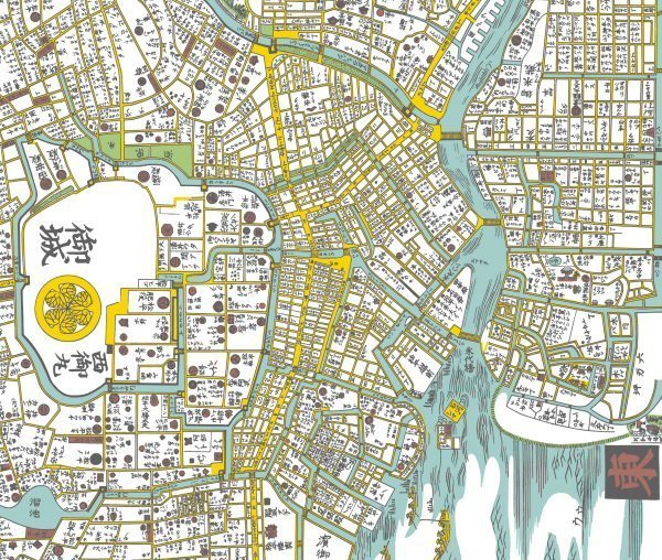 ３月２１日 古地図散歩に行こう！江戸の水路跡 日本橋編: 歩き旅応援舎